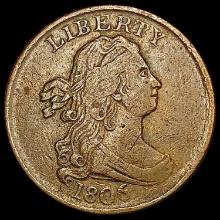 1806 Draped Bust Half Cent LIGHTLY CIRCULATED