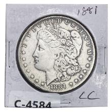 1881-CC Morgan Silver Dollar