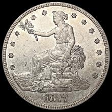 1877 Silver Trade Dollar NEARLY UNCIRCULATED