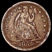 1854-O Seated Liberty Dime LIGHTLY CIRCULATED