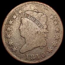 1810 Classic Head Large Cent NICELY CIRCULATED