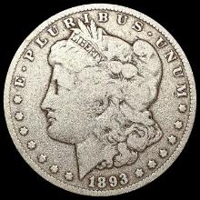 1893-CC Morgan Silver Dollar NICELY CIRCULATED