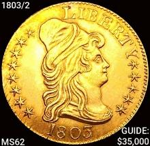 1803/2 $5 Gold Half Eagle UNCIRCULATED