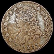 1819 Capped Bust Quarter NICELY CIRCULATED