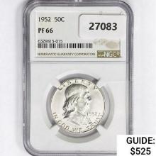 1952 Franklin Half Dollar NGC PF66