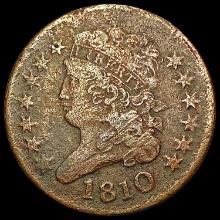 1810 Classic Head Half Cent NICELY CIRCULATED