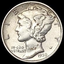 1938-D Mercury Dime UNCIRCULATED