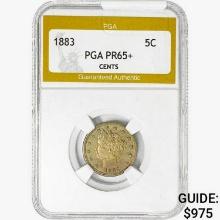 1883 Liberty Victory Nickel PGA PR65+ CENTS