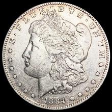 1884-S Morgan Silver Dollar NEARLY UNCIRCULATED