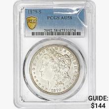 1879-S Morgan Silver Dollar PCGS AU58