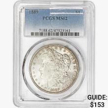 1889 Morgan Silver Dollar PCGS MS62