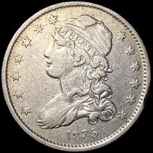 1835 Capped Bust Quarter CLOSELY UNCIRCULATED