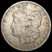 1893-CC Morgan Silver Dollar NICELY CIRCULATED