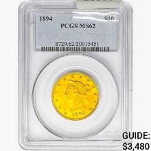 1894 $10 Gold Eagle PCGS MS62