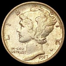 1917-S Mercury Dime CLOSELY UNCIRCULATED