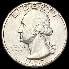 1932-D Washington Silver Quarter CLOSELY UNCIRCULATED