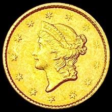 1851 Rare Gold Dollar CHOICE AU