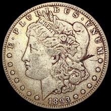 1893 Morgan Silver Dollar NEARLY UNCIRCULATED