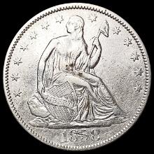 1858 Seated Liberty Half Dollar CLOSELY UNCIRCULATED