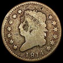 1814 Classic Head Large Cent NICELY CIRCULATED