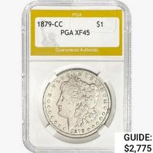 1879-CC Morgan Silver Dollar PGA XF45