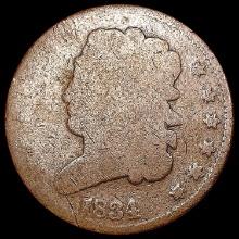 1834 Classic Head Half Cent NICELY CIRCULATED