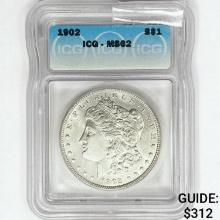 1902 Morgan Silver Dollar ICG MS62