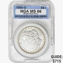 1900-O Morgan Silver Dollar NGA MS66