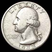 1932-D Washington Silver Quarter LIGHTLY CIRCULATED