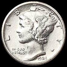 1924-S Mercury Dime CLOSELY UNCIRCULATED