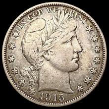 1915-S Barber Half Dollar CLOSELY UNCIRCULATED