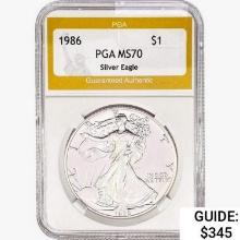 1986 Silver Eagle PGA MS70