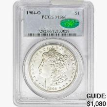 1904-O CAC Morgan Silver Dollar PCGS MS66