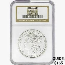 1879-S Morgan Silver Dollar NGC MS61