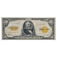 FR. 1200 1922 $50 FIFTY DOLLARS GRANT GOLD CERTIFICATE CURRENCY NOTE VERY FINE+