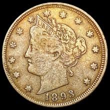 1893 Liberty Victory Nickel CLOSELY UNCIRCULATED