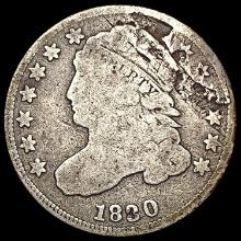 1830 Capped Bust Dime NICELY CIRCULATED