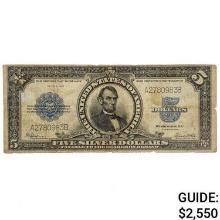 FR. 282 1923 $5 FIVE DOLLARS PORTHOLE SILVER CERTIFICATE CURRENCY NOTE VERY FINE