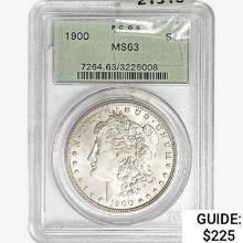 1900 Morgan Silver Dollar PCGS MS63