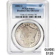 1888-O Morgan Silver Dollar PCGS FR02 DDO