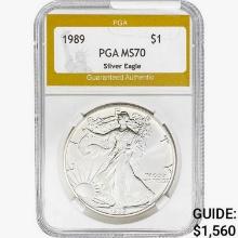 1989 Silver Eagle PGA MS70