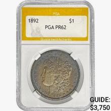 1892 Morgan Silver Dollar PGA PR62