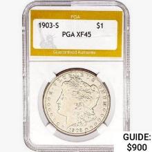 1903-S Morgan Silver Dollar PGA XF45