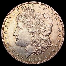 1888-S Morgan Silver Dollar CHOICE AU