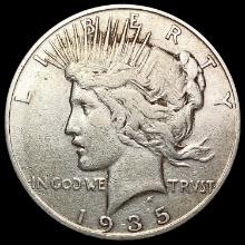 1935-S Silver Peace Dollar CLOSELY UNCIRCULATED