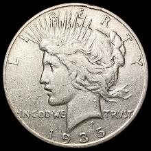 1935-S Silver Peace Dollar CLOSELY UNCIRCULATED