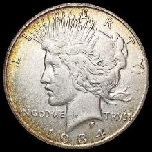 1934-S Silver Peace Dollar CLOSELY UNCIRCULATED