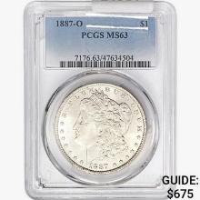 1887-O Morgan Silver Dollar PCGS MS63