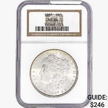 1887 Morgan Silver Dollar NGC MS64