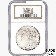 1887 Morgan Silver Dollar NGC MS64